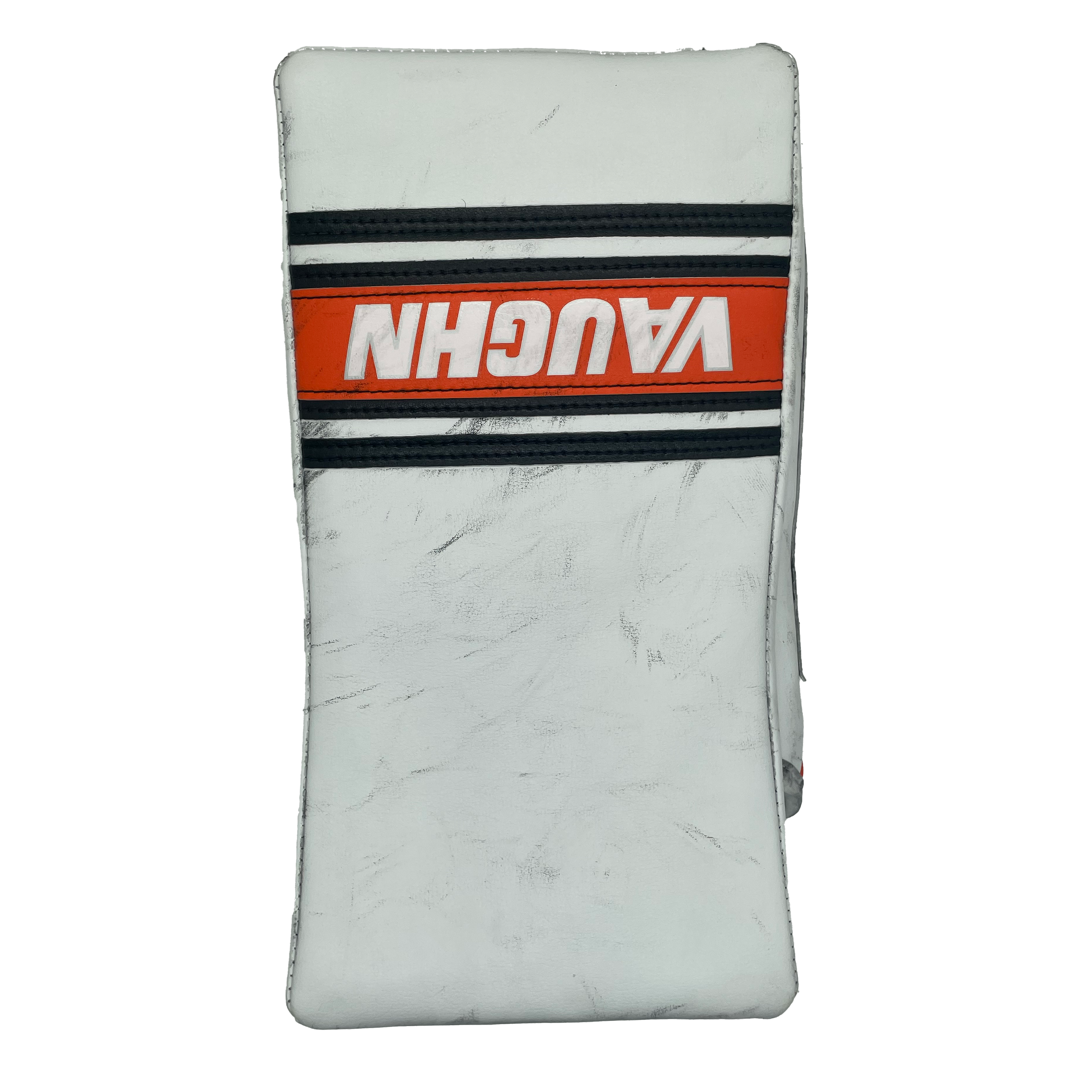 Vaughn V5 7990 - Bloqueur de gardien de but Pro Stock - Droitier - (Blanc/Noir/Orange)